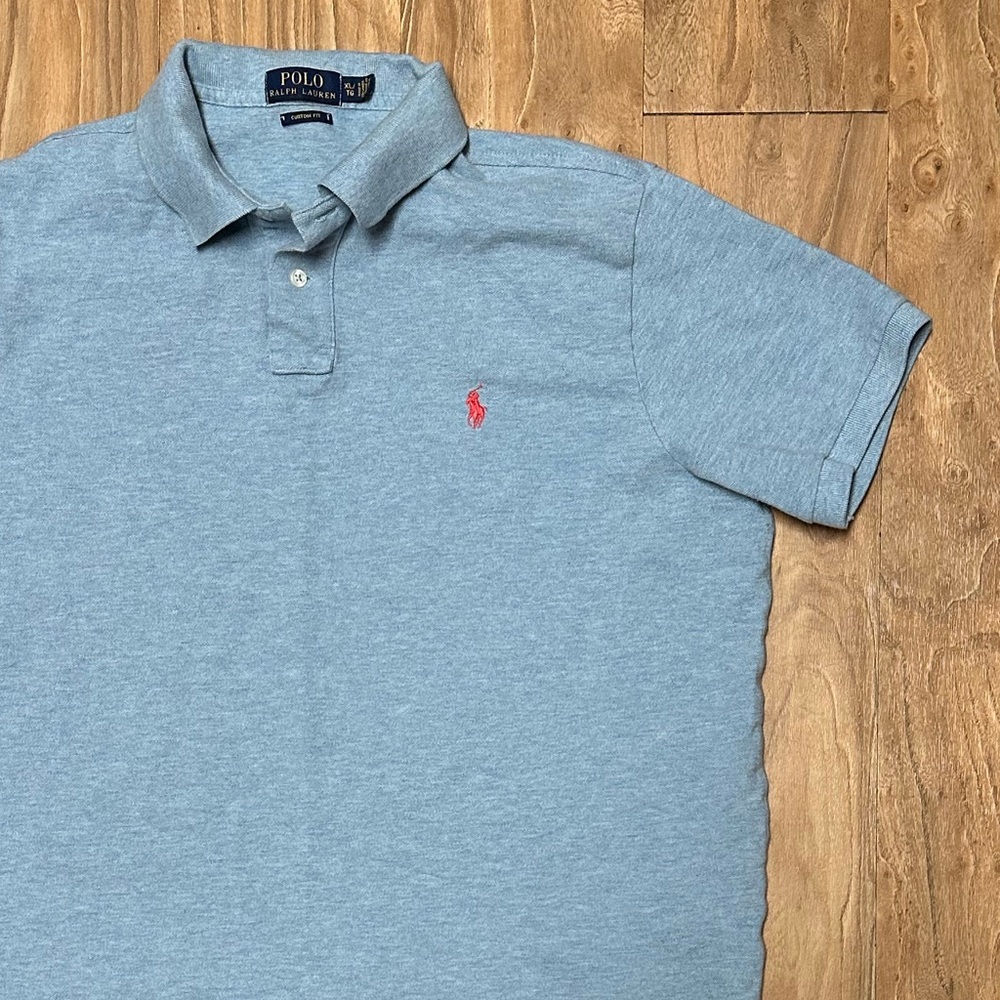 **POLO RALPH LAUREN** custom fit polo SIZE XL
